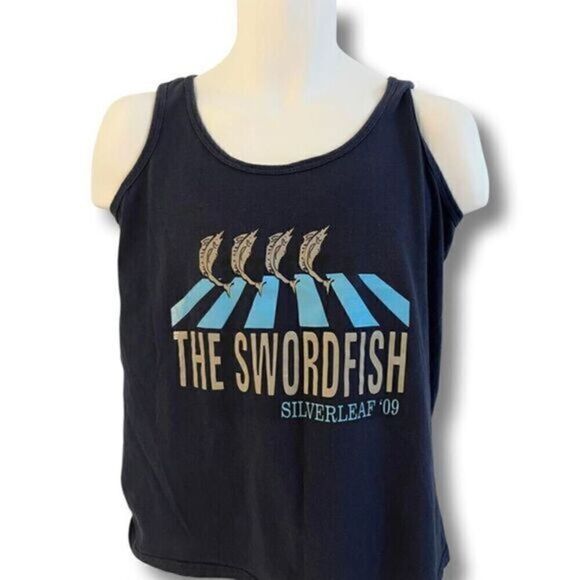 Gildan The Swordfish Y2K Tank Top 2009 Men's Size Medium - Picture 1 of 3